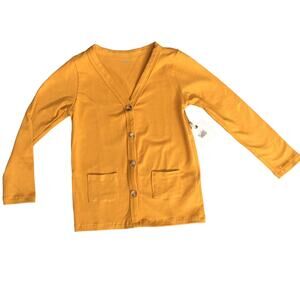 NEW Mustard Yellow Cardigan By Woodmouse And Thistle